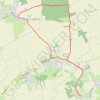 Itinéraire Montenescourt - Habarcq - Hermaville - Bois d'Habarcq, distance, dénivelé, altitude, carte, profil, trace GPS