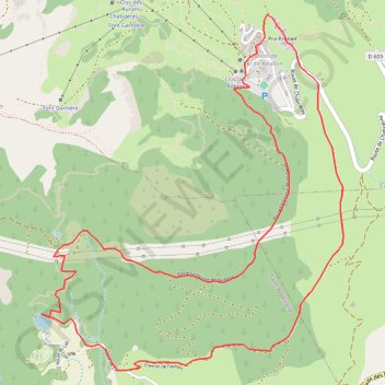 Itinéraire Le circuit du Lac de Saint-Apollinaire, distance, dénivelé, altitude, carte, profil, trace GPS