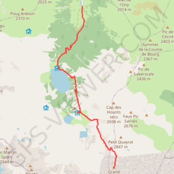 Itinéraire Grand Quayrat, distance, dénivelé, altitude, carte, profil, trace GPS