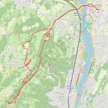 Itinéraire 2023-04-25 11:00:15, distance, dénivelé, altitude, carte, profil, trace GPS