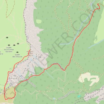 Itinéraire Pic saint michel, distance, dénivelé, altitude, carte, profil, trace GPS