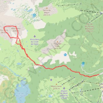 Itinéraire Trail des perics, distance, dénivelé, altitude, carte, profil, trace GPS