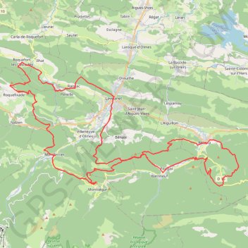 Itinéraire Trail des Citadelles, distance, dénivelé, altitude, carte, profil, trace GPS