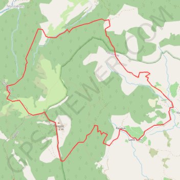 Itinéraire BARO COUGOIR, distance, dénivelé, altitude, carte, profil, trace GPS