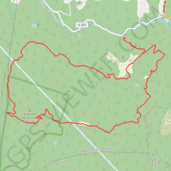 Itinéraire Foret de Morières Montrieux, distance, dénivelé, altitude, carte, profil, trace GPS