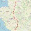 Itinéraire La Vélo Francette, distance, dénivelé, altitude, carte, profil, trace GPS