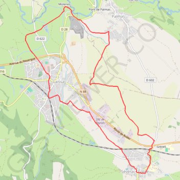Itinéraire TraceGPS Issued ESN-VTT6 Bleu, distance, dénivelé, altitude, carte, profil, trace GPS
