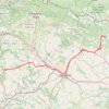 Itinéraire Etape 2 bis Aínsa-Sobrarbe - Soria, distance, dénivelé, altitude, carte, profil, trace GPS