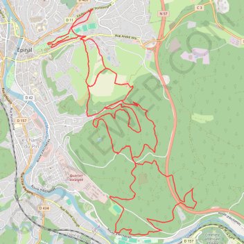 Itinéraire Trail des Terroirs 2017 23 km, distance, dénivelé, altitude, carte, profil, trace GPS