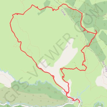 Itinéraire a lespierresgraveesdeconat, distance, dénivelé, altitude, carte, profil, trace GPS