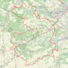 Itinéraire JR25 - 130km Route, distance, dénivelé, altitude, carte, profil, trace GPS