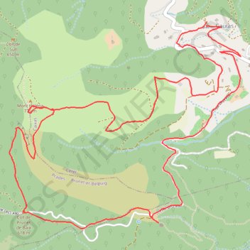 Itinéraire Rando Caixas, distance, dénivelé, altitude, carte, profil, trace GPS