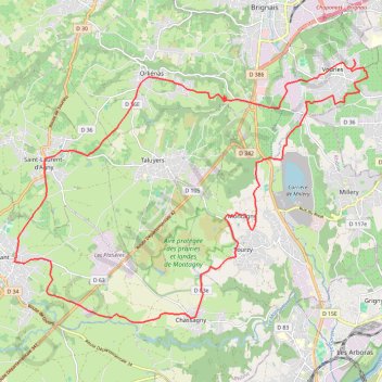 Itinéraire trace, distance, dénivelé, altitude, carte, profil, trace GPS