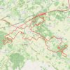 Itinéraire rando vtt Chermignac, distance, dénivelé, altitude, carte, profil, trace GPS