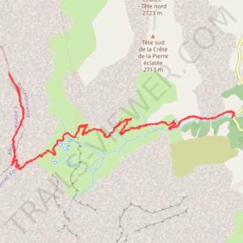 Itinéraire 2025 09 12 - cimet incomplet pix, distance, dénivelé, altitude, carte, profil, trace GPS