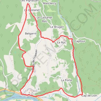 Itinéraire Les Carassonnes, distance, dénivelé, altitude, carte, profil, trace GPS