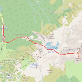 Itinéraire Petit Van, distance, dénivelé, altitude, carte, profil, trace GPS