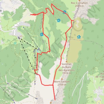 Itinéraire ID Villard de Lans, distance, dénivelé, altitude, carte, profil, trace GPS