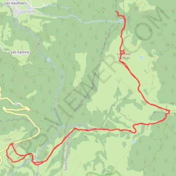 Itinéraire Col et Belvédère de la Cochette, distance, dénivelé, altitude, carte, profil, trace GPS