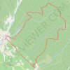 Itinéraire Au dessus de Rousset et Le Pègue, distance, dénivelé, altitude, carte, profil, trace GPS