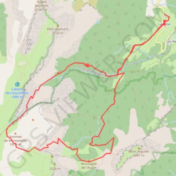 Itinéraire Pas des Bachassons, distance, dénivelé, altitude, carte, profil, trace GPS