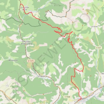 Itinéraire Traversée de Lus à Veynes, distance, dénivelé, altitude, carte, profil, trace GPS