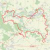 Itinéraire Les Coteaux du Morin et de l'Aubetin - Grand raid - Mortcerf, distance, dénivelé, altitude, carte, profil, trace GPS