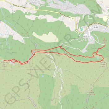Itinéraire Pilon du Roi IME), distance, dénivelé, altitude, carte, profil, trace GPS