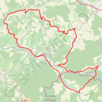 Itinéraire Au Pays de Renoir, distance, dénivelé, altitude, carte, profil, trace GPS