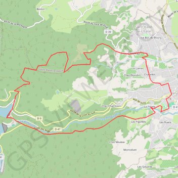 Itinéraire Trail renaison, distance, dénivelé, altitude, carte, profil, trace GPS