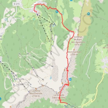 Itinéraire Le Pas de l'Oeille et ses bouquetins, distance, dénivelé, altitude, carte, profil, trace GPS