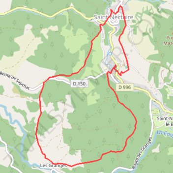 Itinéraire Le Puy d' Eraigne, distance, dénivelé, altitude, carte, profil, trace GPS