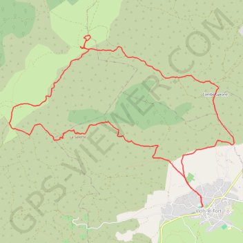 Itinéraire Viols-Le-Fort, distance, dénivelé, altitude, carte, profil, trace GPS