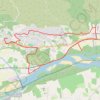 Itinéraire Balade à vélo entre Mérindol et les Borrys, distance, dénivelé, altitude, carte, profil, trace GPS