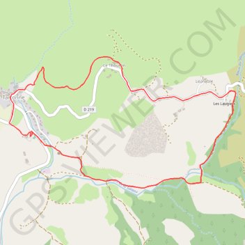 Itinéraire Le Puits Salé, distance, dénivelé, altitude, carte, profil, trace GPS