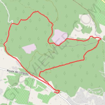 Itinéraire Saint Antonin - Lorgues - Roque Senglé, distance, dénivelé, altitude, carte, profil, trace GPS