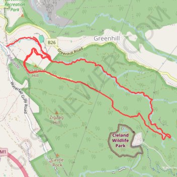 Itinéraire Sugarloaf Hill - Chambers Gully Loop, distance, dénivelé, altitude, carte, profil, trace GPS