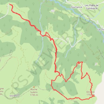 Itinéraire La Pointe d'Orsière, distance, dénivelé, altitude, carte, profil, trace GPS