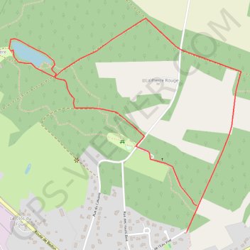 Itinéraire Circuit des Pins, distance, dénivelé, altitude, carte, profil, trace GPS