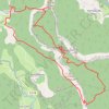 Itinéraire La Grande Cournouse, de la Grotte de Pabro au Pas de l'Allier, distance, dénivelé, altitude, carte, profil, trace GPS