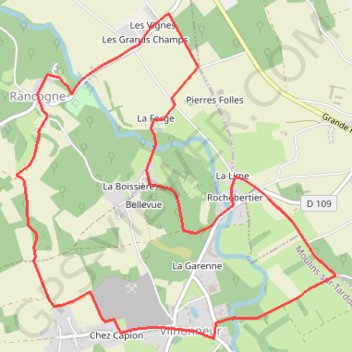 Itinéraire track, distance, dénivelé, altitude, carte, profil, trace GPS