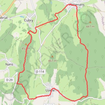 Itinéraire La promenade des jonquilles, distance, dénivelé, altitude, carte, profil, trace GPS