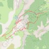 Itinéraire Traversée Queyrie - Peyre Rouge, les carrières romaines, distance, dénivelé, altitude, carte, profil, trace GPS