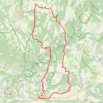 Itinéraire Lavande et vieilles pierres - Alpes de Haute-Provence, distance, dénivelé, altitude, carte, profil, trace GPS