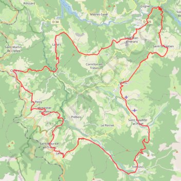 Itinéraire La petite Triévoise, distance, dénivelé, altitude, carte, profil, trace GPS