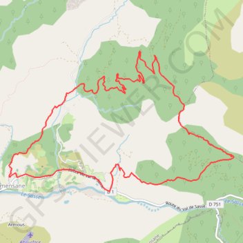 Itinéraire La chapelle Saint-Amand, distance, dénivelé, altitude, carte, profil, trace GPS