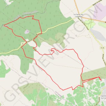 Itinéraire Parc naturel régional de la Sainte-Beaume - Le Castellet, distance, dénivelé, altitude, carte, profil, trace GPS