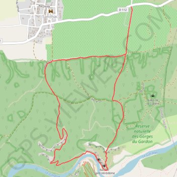 Itinéraire Le Gardon, distance, dénivelé, altitude, carte, profil, trace GPS