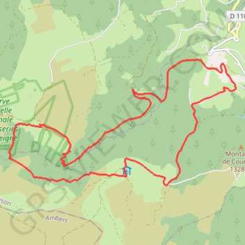 Itinéraire Randonnées à garnier, distance, dénivelé, altitude, carte, profil, trace GPS