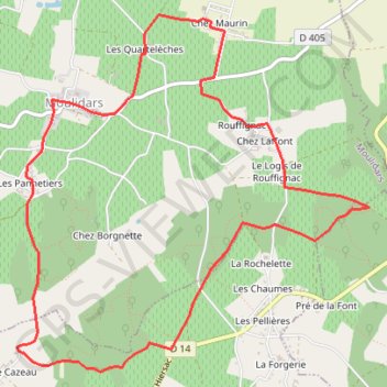 Itinéraire 16-242, distance, dénivelé, altitude, carte, profil, trace GPS